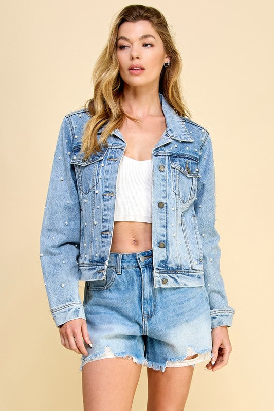 Polished Poise Denim Jacket