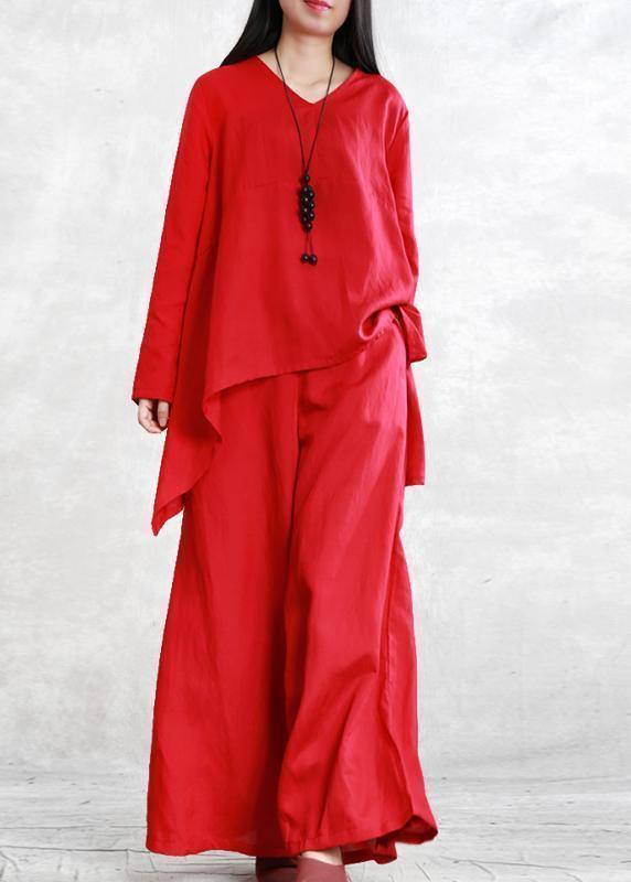 Spring 2021 Tencel suit black large size irregular ladies casual two pieces